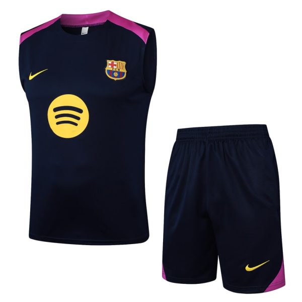 Debardeur Short Barca 2024 2025 Bleu Rose