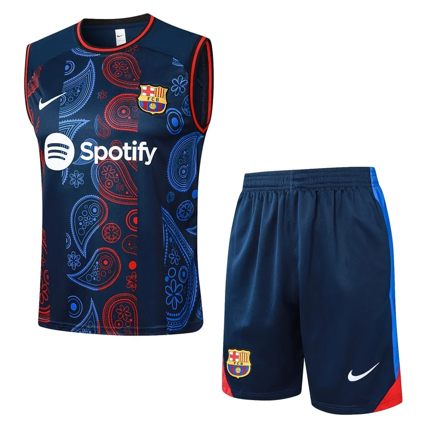 Debardeur Short Barca 2024 2025 Bleu Motif