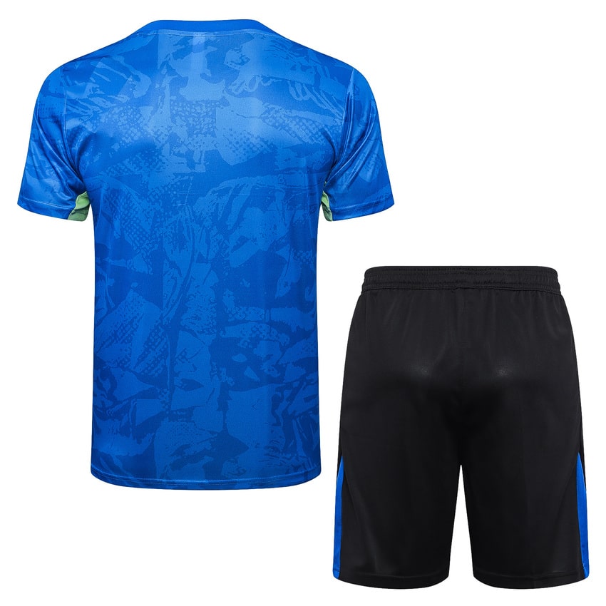 Ensemble Maillot Short Barca 2024 2025 Bleu Ciel – Image 4