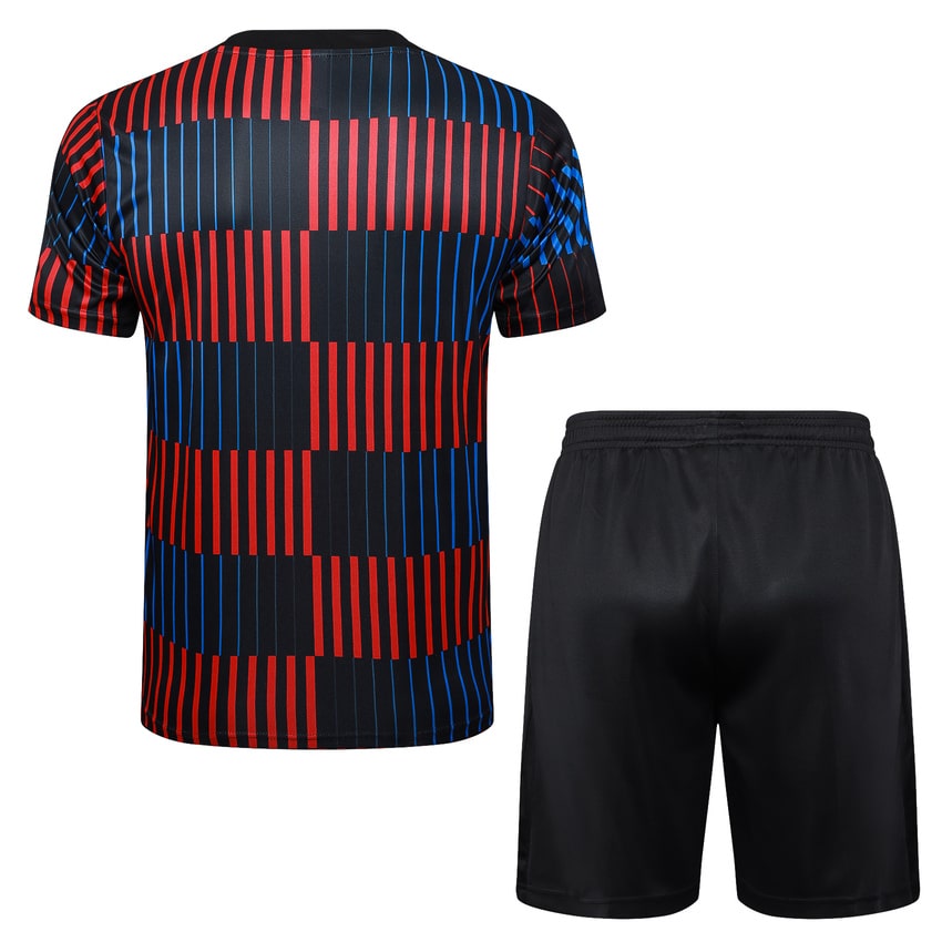 Ensemble Maillot Short Barca 2024 2025 Noir Bleu – Image 4