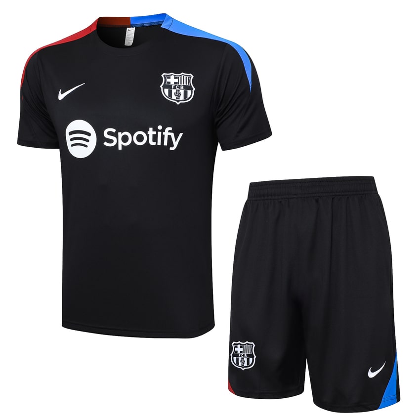 Ensemble Maillot Short Barca 2024 2025 Noir