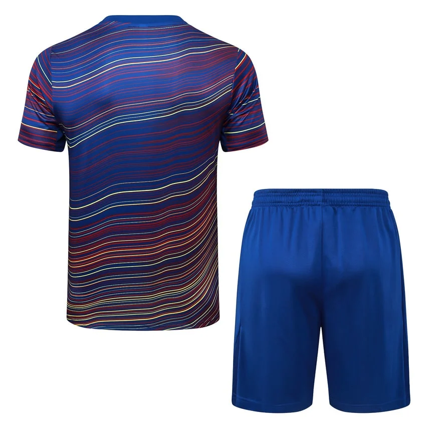 Ensemble Maillot Short Barca 2025 2026 Bleu Clair – Image 2
