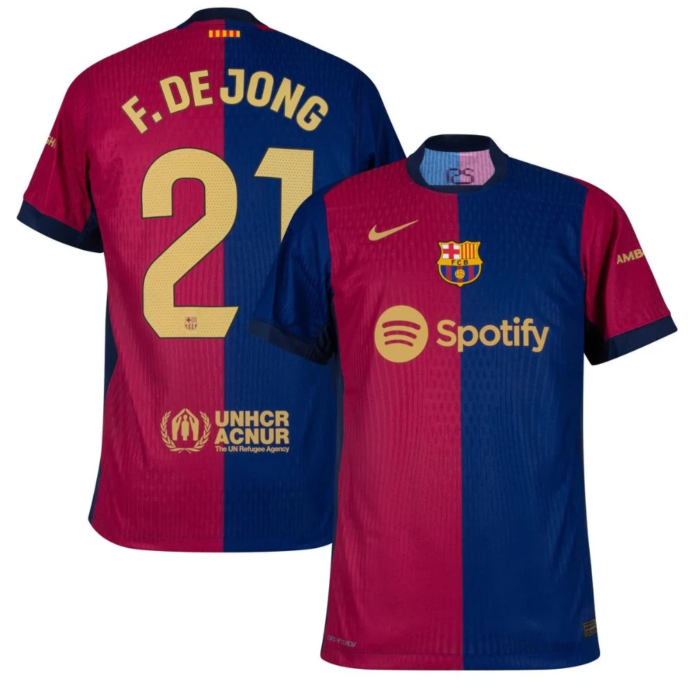 Maillot Barca 2024 2025 Domicile De Jong