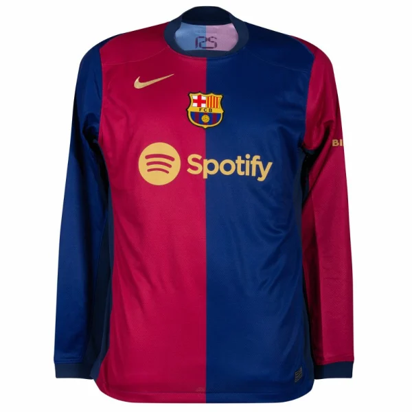 Maillot Barca 2024 2025 Domicile Manches Longues
