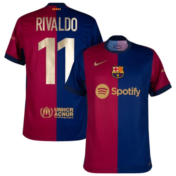 Maillot Barca 2024 2025 Domicile Rivaldo
