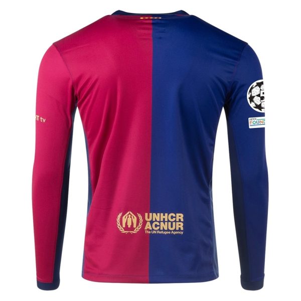 Maillot Barca 2024 2025 Manches Longues Ligue des Champions