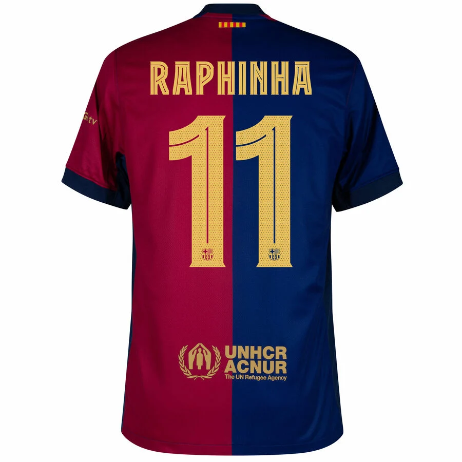 Maillot Barca Domicile 2024 2025 Raphinha New Sponsor – Image 2