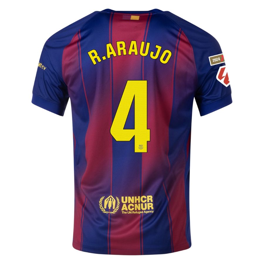 Maillot Enfant Barca Domicile 2025 2026 Araujo La Liga – Image 2
