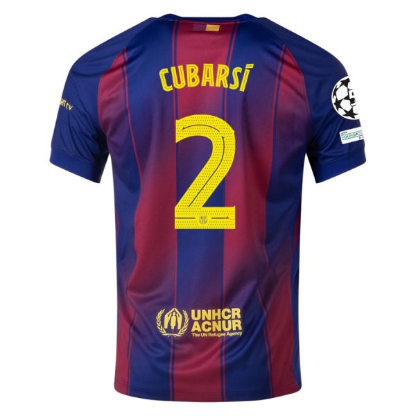 Maillot Barca Domicile 2025 2026 Cubarsi UCL