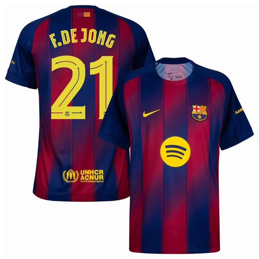 Maillot Enfant Barca Domicile 2025 2026 De Jong