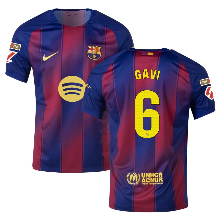 Maillot Barca Domicile 2025 2026 Gavi La Liga