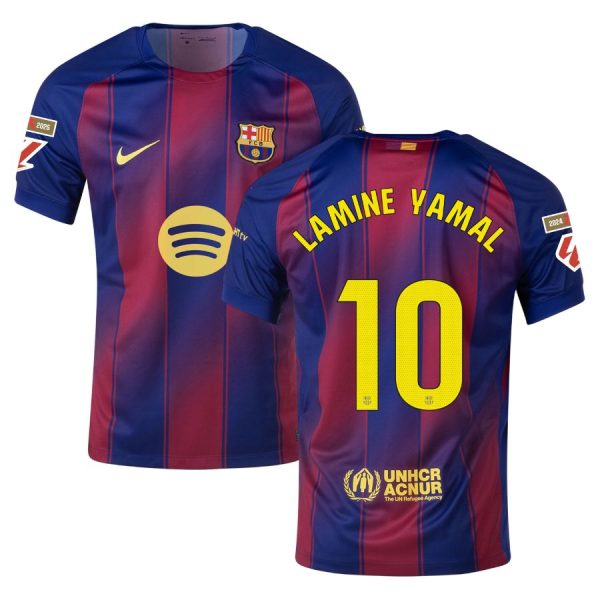 Maillot Barca Domicile 2025 2026 Lamine Yamal La Liga