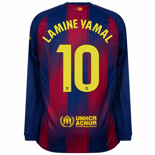 Maillot Barca Domicile 2025 2026 Lamine Yamal Manches Longues