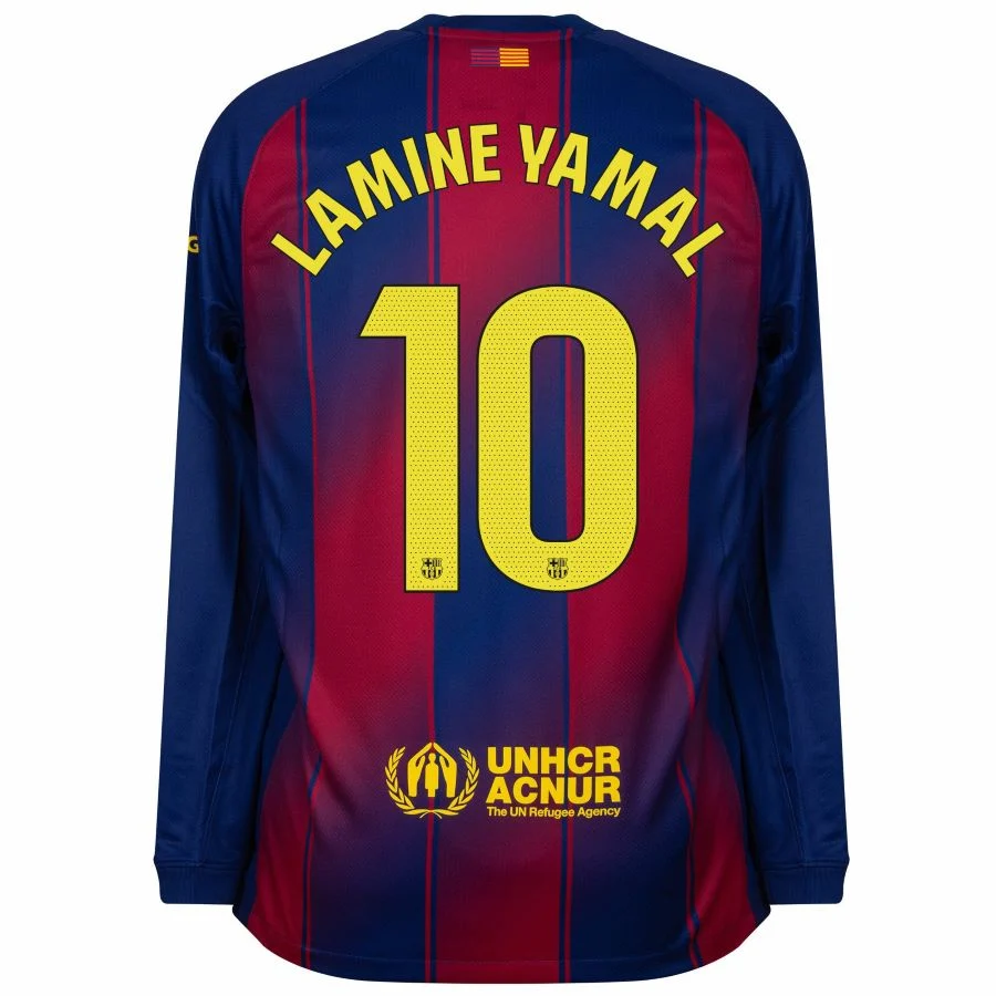 Maillot Barca Domicile 2025 2026 Lamine Yamal Manches Longues – Image 2