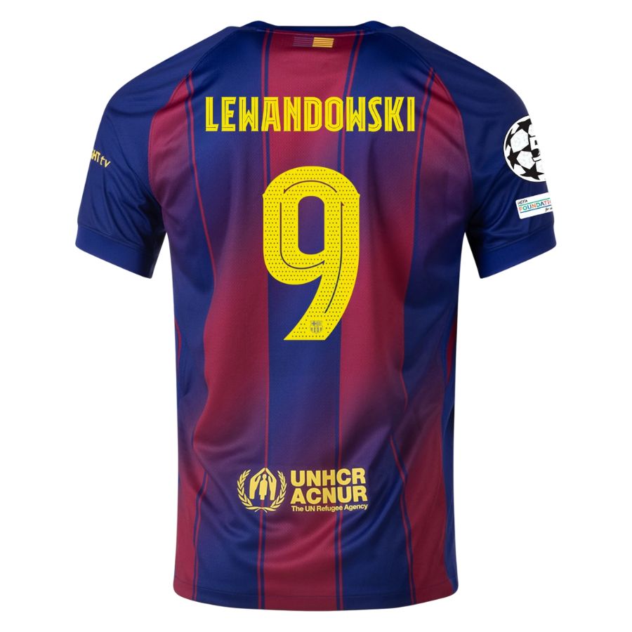 Maillot Enfant Barca Domicile 2025 2026 Lewandowski UCL – Image 2