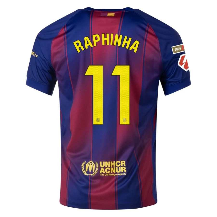 Maillot Enfant Barca Domicile 2025 2026 Raphinha La Liga – Image 2