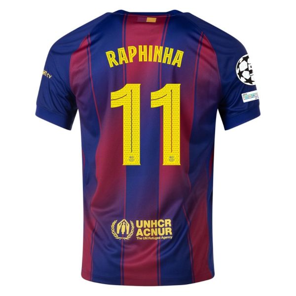 Maillot Barca Domicile 2025 2026 Raphinha UCL