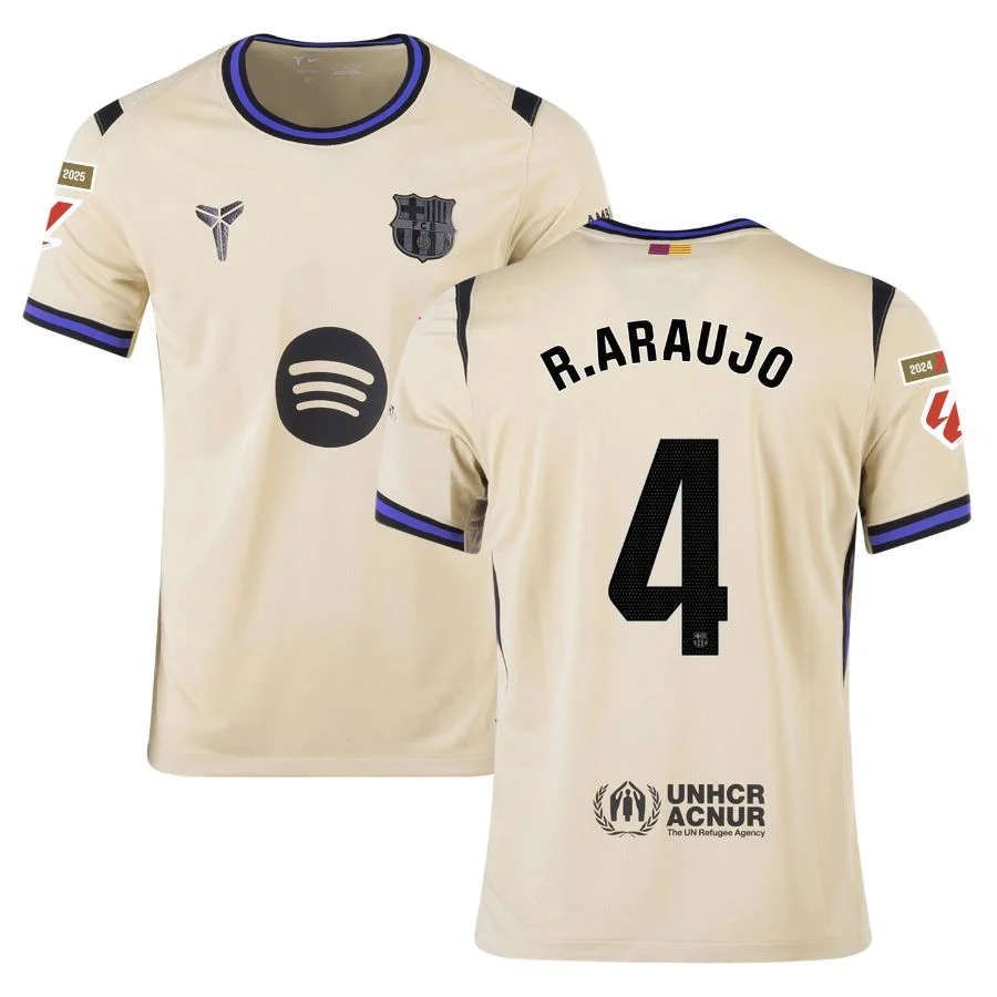 Maillot Enfant Barca Exterieur 2025 2026 Araujo La Liga