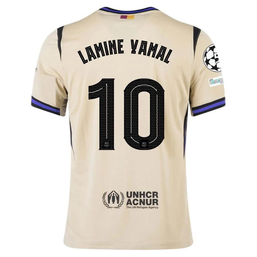 Maillot Kit Enfant Barca Exterieur 2025 2026 Lamine Yamal UCL – Image 2