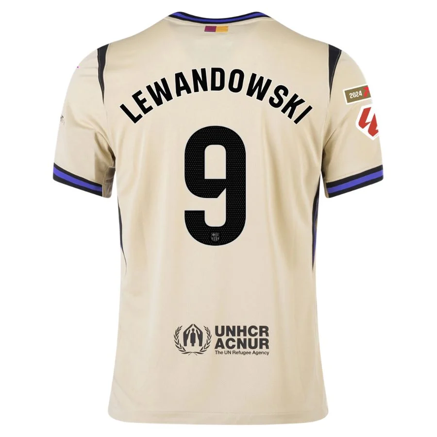 Maillot Enfant Barca Exterieur 2025 2026 Lewandowski La Liga – Image 2