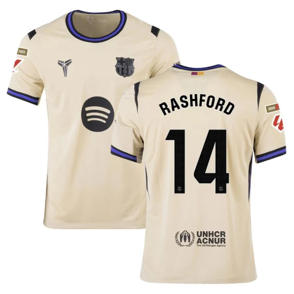 Maillot Enfant Barca Exterieur 2025 2026 Rashford La Liga
