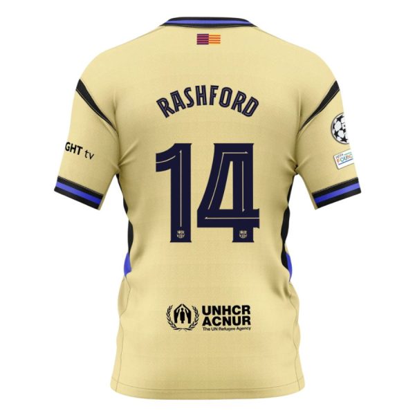 Maillot Kit Enfant Barca Exterieur 2025 2026 Rashford UCL
