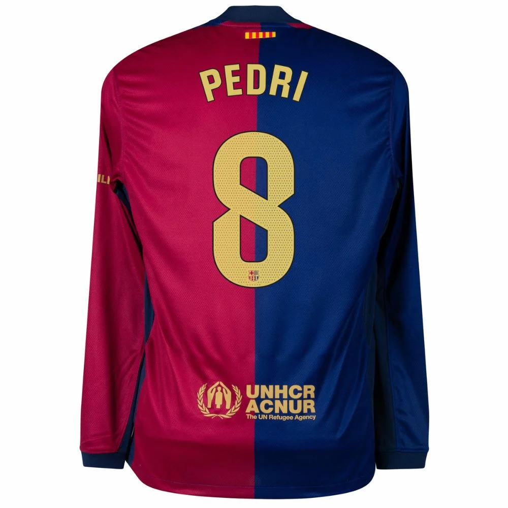 Maillot Barca Pedri 2024 2025 Domicile Manches Longues – Image 2