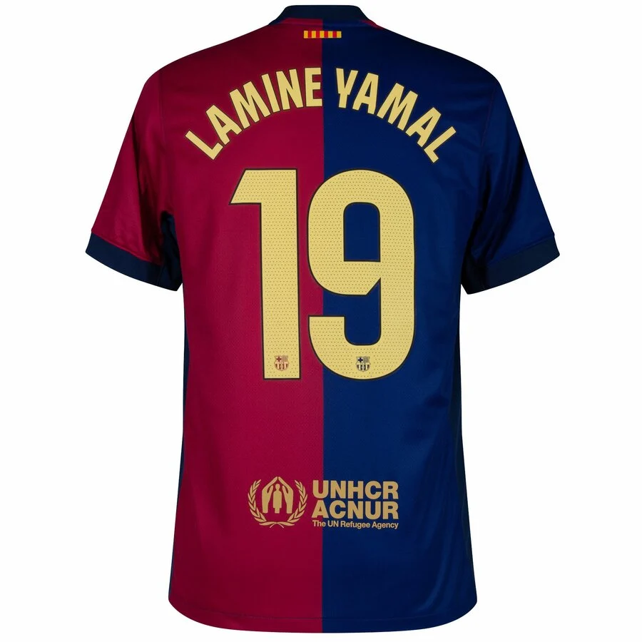 Maillot Enfant Barca Domicile 2024 2025 Lamine Yamal New Sponsor – Image 2