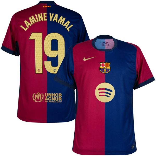 Maillot Enfant Barca Domicile 2024 2025 Lamine Yamal New Sponsor