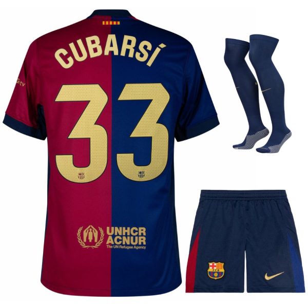 Maillot Kit Enfant Barca 2024 2025 Domicile Cubarsi