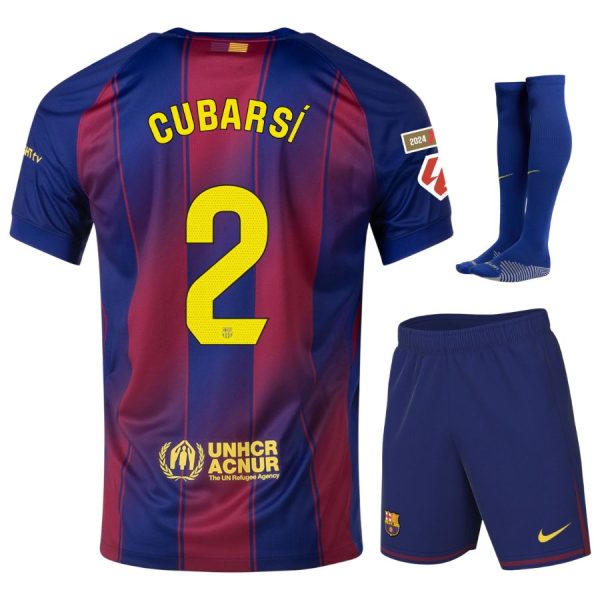 Maillot Kit Enfant Barca Domicile 2025 2026 Cubarsi La Liga