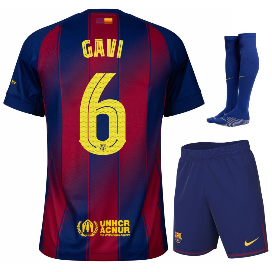 Maillot Kit Enfant Barca Domicile 2025 2026 Gavi