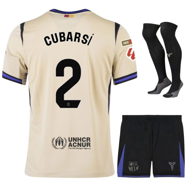 Maillot Kit Enfant Barca Exterieur 2025 2026 Cubarsi La Liga