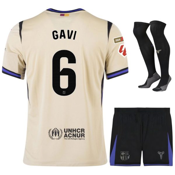Maillot Kit Enfant Barca Exterieur 2025 2026 Gavi La Liga