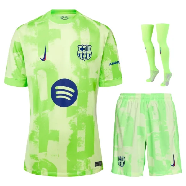 Maillot Kit Enfant Barca 2024 2025 Third