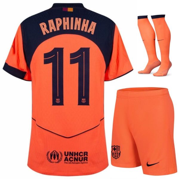 Maillot Kit Enfant Barca Third 2025 2026 Raphinha