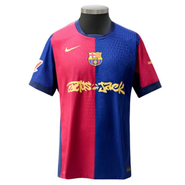 Maillot Match Barca Domicile 2024 2025 Travis Scott