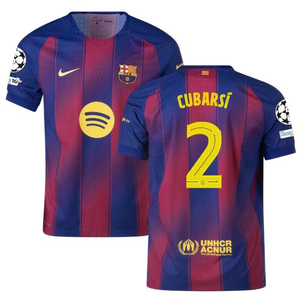 Maillot Match Barca Domicile 2025 2026 Cubarsi UCL