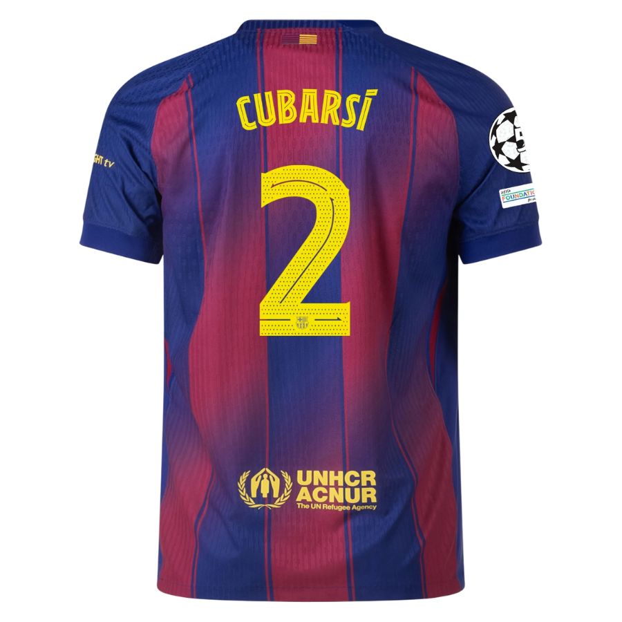 Maillot Match Barca Domicile 2025 2026 Cubarsi UCL – Image 2