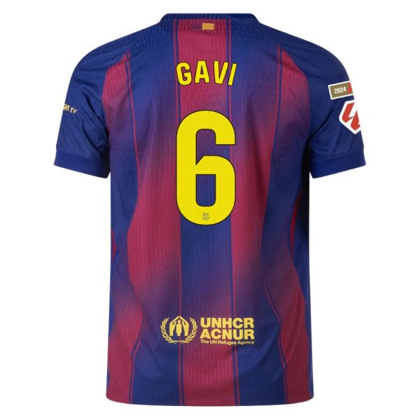 Maillot Match Barca Domicile 2025 2026 Gavi La Liga