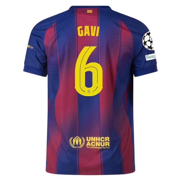 Maillot Match Barca Domicile 2025 2026 Gavi UCL