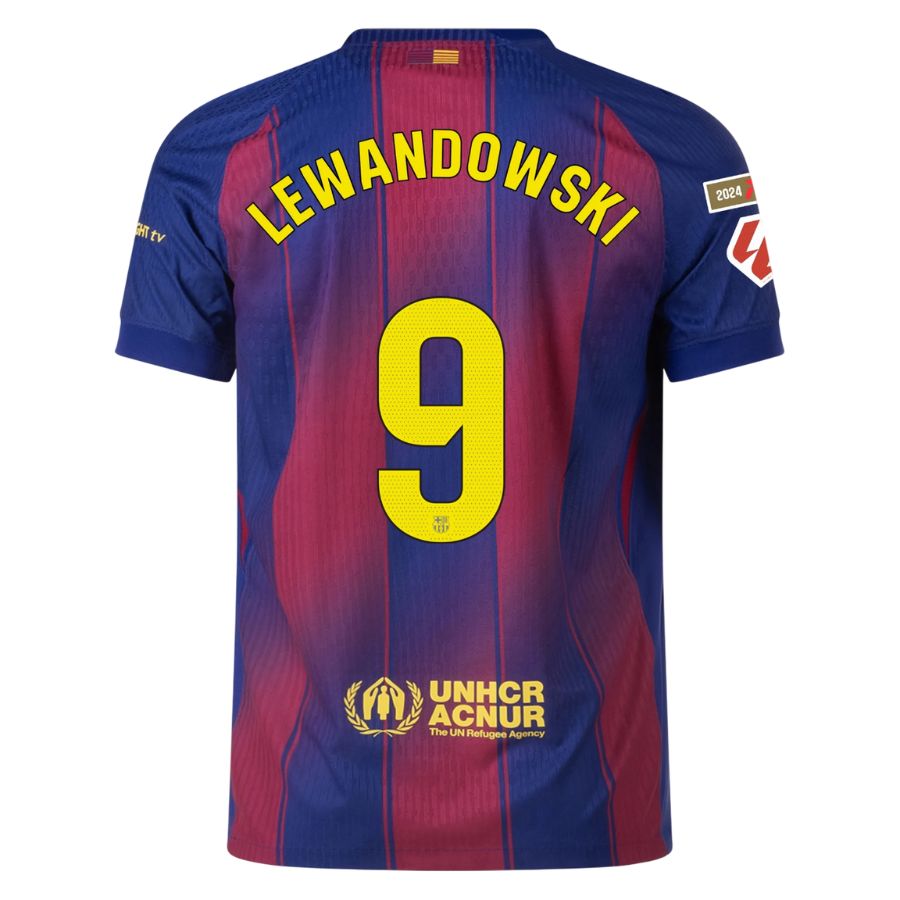 Maillot Match Barca Domicile 2025 2026 Lewandowski La Liga – Image 2