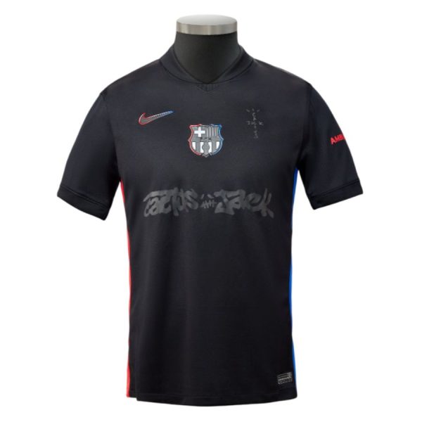 Maillot Match Barca Exterieur 2024 2025 Travis Scott