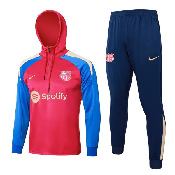 Survetement Barca Sweat 2024 2025 Rouge Clair