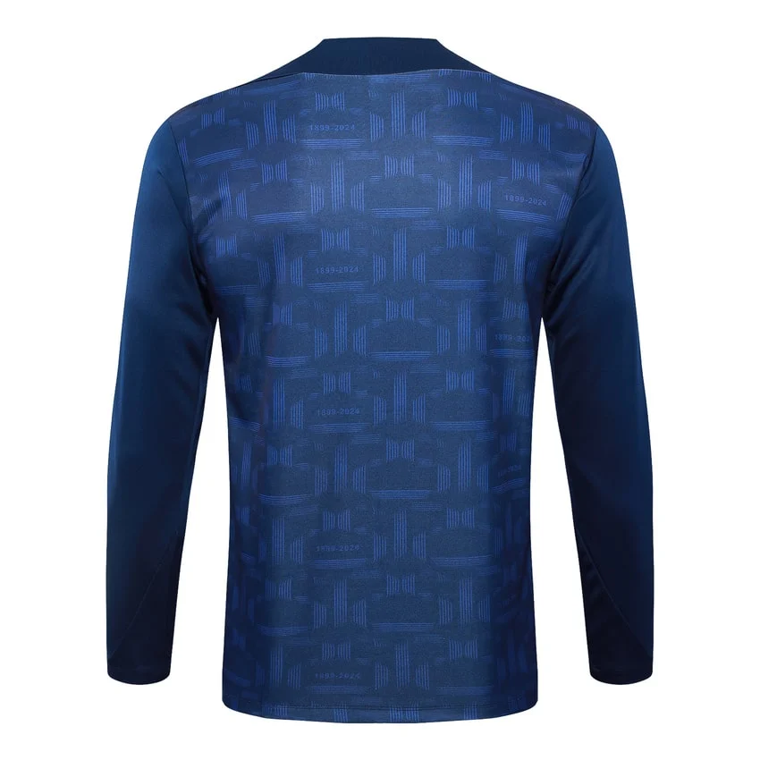 Survetement Barca Training 2024 2025 Bleu Foncé – Image 3