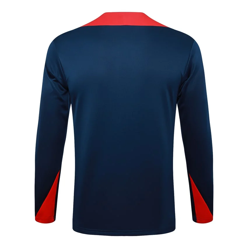 Survetement Barca Training 2024 2025 Bleu Motif – Image 3