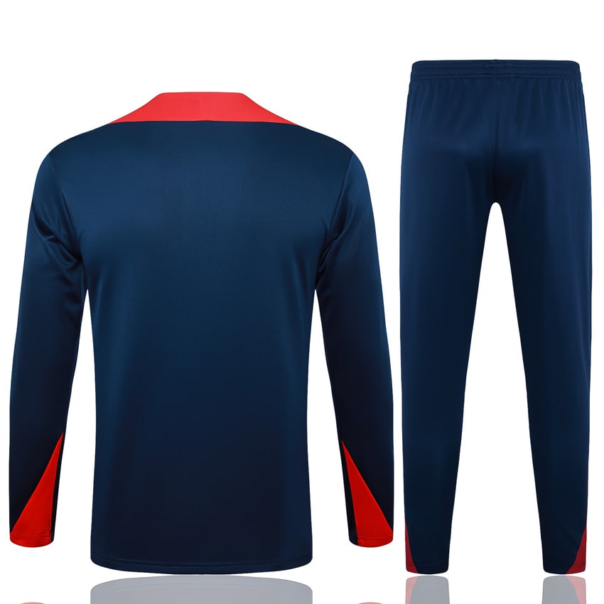 Survetement Barca Training 2024 2025 Bleu Motif – Image 4