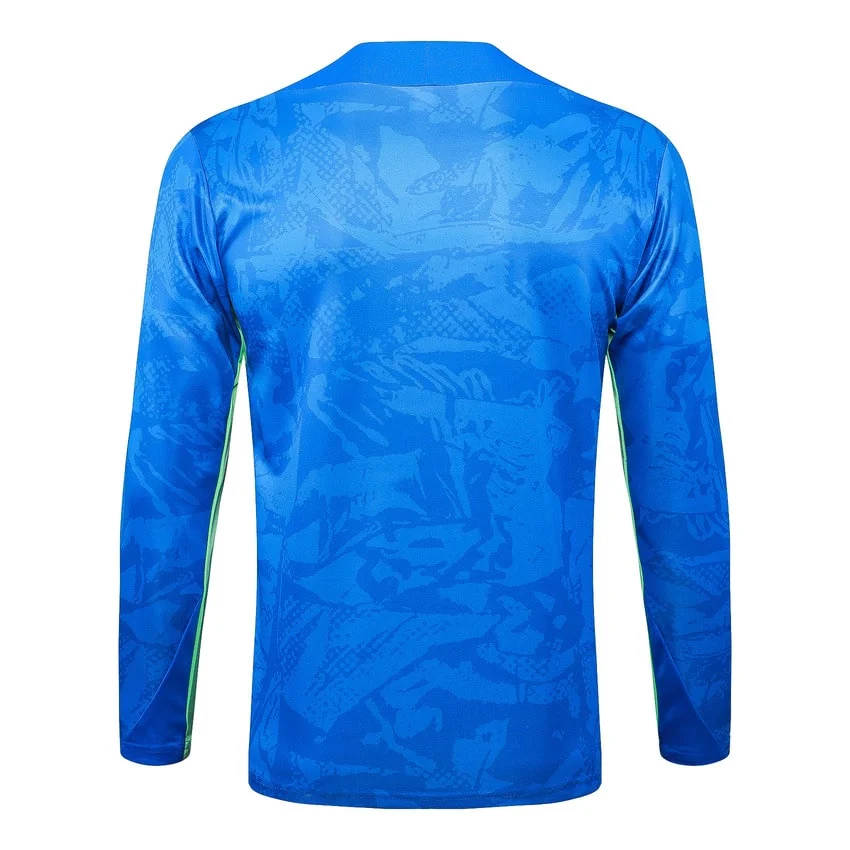 Survetement Barca Training 2024 2025 Bleu Vert – Image 3