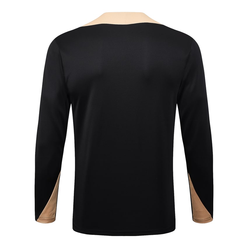 Survetement Barca Training 2024 2025 Noir Beige – Image 3