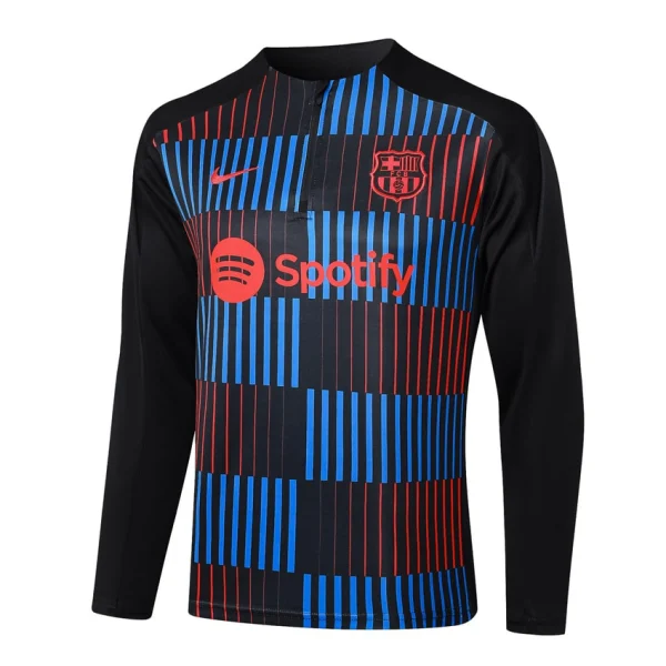 Survetement Barca Training 2024 2025 Noir Bleu